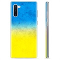 Capa de TPU Bandeira da Ucrânia - Samsung Galaxy Note10  - Duas cores