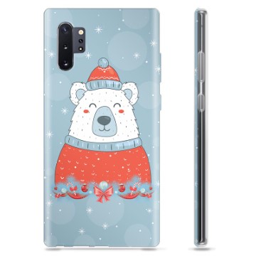 Capa de TPU para Samsung Galaxy Note10+  - Urso de Natal