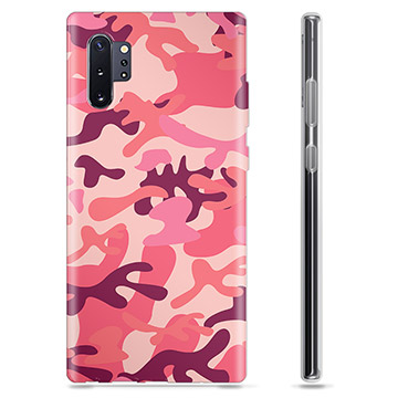 Capa de TPU para Samsung Galaxy Note10+  - Camuflagem Rosa