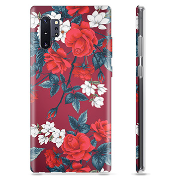 Capa de TPU para Samsung Galaxy Note10+  - Flores Vintage