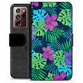 Bolsa tipo Carteira - Samsung Galaxy Note20 Ultra - Flores Tropicais