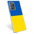 Capa de TPU Bandeira da Ucrânia  para Samsung Galaxy Note20 Ultra  - Amarelo e azul claro