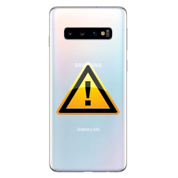 Samsung Galaxy S10 Battery Cover Repair - Prism White