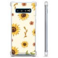 Capa Híbrida para Samsung Galaxy S10  - Girassol