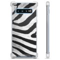 Capa Híbrida para Samsung Galaxy S10  - Zebra