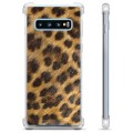 Capa Híbrida para Samsung Galaxy S10+ - Leopardo