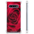 Capa Híbrida para Samsung Galaxy S10+ - Rosa