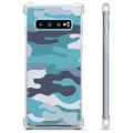 Capa Híbrida para Samsung Galaxy S10+  - Camuflagem