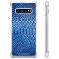 Capa Híbrida para Samsung Galaxy S10+  - Couro