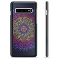 Capa Protectora para Samsung Galaxy S10+  - Mandala Colorida