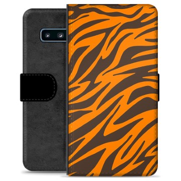 Bolsa tipo Carteira para Samsung Galaxy S10  - Tigre