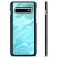 Capa Protectora para Samsung Galaxy S10  - Mármore Azul