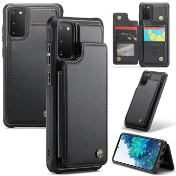 Capa Caseme C22 para Samsung Galaxy S20 FE 5G/S20 FE 2022 Carteira para cartões RFID - Preto