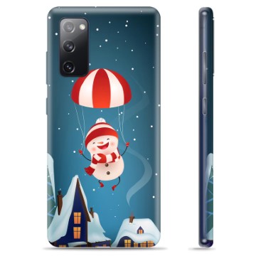 Capa de TPU para Samsung Galaxy S20 FE  - Boneco de Neve