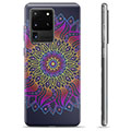 Capa de TPU para Samsung Galaxy S20 Ultra  - Mandala Colorida