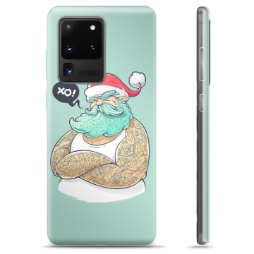 Capa de TPU para Samsung Galaxy S20 Ultra  - Pai Natal Moderno