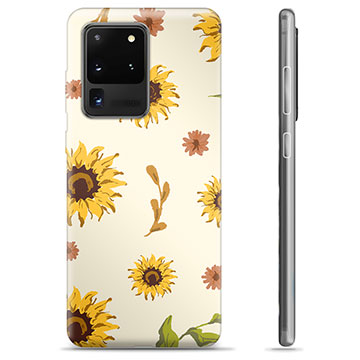 Capa de TPU para Samsung Galaxy S20 Ultra  - Girassol