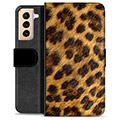 Bolsa tipo Carteira - Samsung Galaxy S21+ 5G - Leopardo