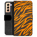 Bolsa tipo Carteira - Samsung Galaxy S21+ 5G - Tigre