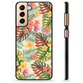 Capa Protectora - Samsung Galaxy S21+ 5G - Flores Cor-de-rosa