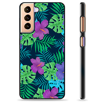 Capa Protectora - Samsung Galaxy S21+ 5G - Flores Tropicais