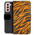 Bolsa tipo Carteira - Samsung Galaxy S21 5G - Tigre