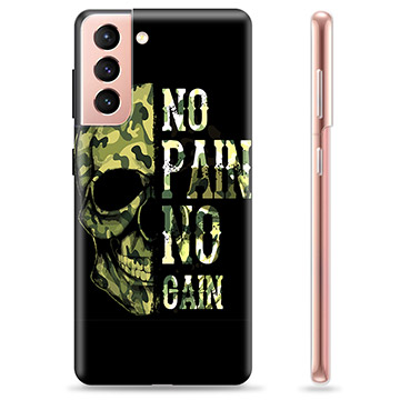 Capa de TPU - Samsung Galaxy S21 5G - Nada se Consegue sem Trabalho