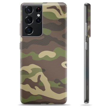 Capa de TPU - Samsung Galaxy S21 Ultra 5G - Camuflagem