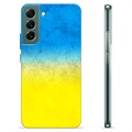 Capa de TPU Bandeira da Ucrânia - Samsung Galaxy S22+ 5G - Duas cores