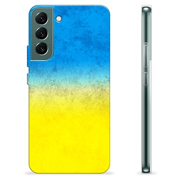 Capa de TPU Bandeira da Ucrânia - Samsung Galaxy S22+ 5G - Duas cores