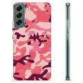 Capa de TPU - Samsung Galaxy S22+ 5G - Camuflagem Rosa