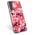 Capa de TPU - Samsung Galaxy S22+ 5G - Camuflagem Rosa