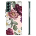 Capa de TPU - Samsung Galaxy S22+ 5G - Flores Românticas