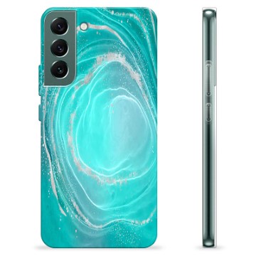 Capa de TPU - Samsung Galaxy S22+ 5G - Redemoinho Turquesa