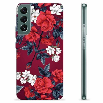 Capa de TPU - Samsung Galaxy S22+ 5G - Flores Vintage