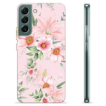 Capa de TPU - Samsung Galaxy S22+ 5G - Flores em Aquarela