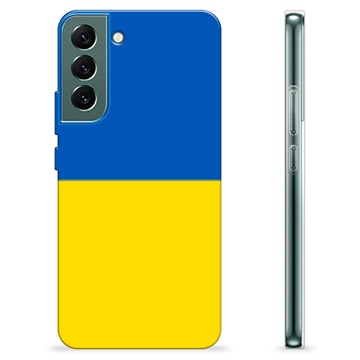 Capa de TPU Bandeira da Ucrânia  - Samsung Galaxy S22+ 5G - Amarelo e azul claro