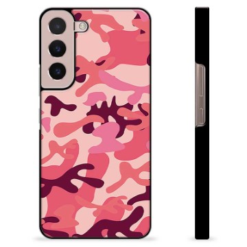 Capa Protectora - Samsung Galaxy S22 5G - Camuflagem Rosa