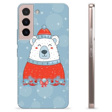 Capa de TPU - Samsung Galaxy S22 5G - Urso de Natal