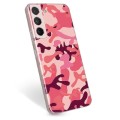 Capa de TPU - Samsung Galaxy S22 5G - Camuflagem Rosa