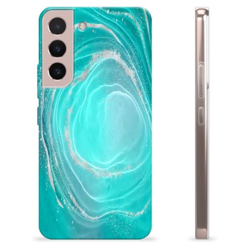 Capa de TPU - Samsung Galaxy S22 5G - Redemoinho Turquesa