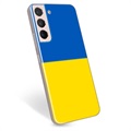 Capa de TPU Bandeira da Ucrânia  - Samsung Galaxy S22 5G - Amarelo e azul claro