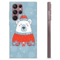 Capa de TPU - Samsung Galaxy S22 Ultra 5G - Urso de Natal