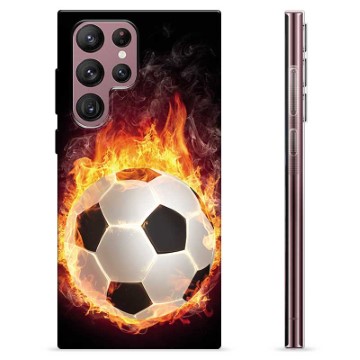 Capa de TPU - Samsung Galaxy S22 Ultra 5G - Chama do Futebol