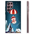 Capa de TPU - Samsung Galaxy S22 Ultra 5G - Boneco de Neve