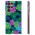 Capa de TPU - Samsung Galaxy S22 Ultra 5G - Flores Tropicais