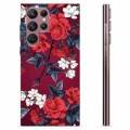 Capa de TPU - Samsung Galaxy S22 Ultra 5G - Flores Vintage