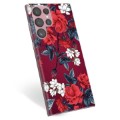 Capa de TPU - Samsung Galaxy S22 Ultra 5G - Flores Vintage