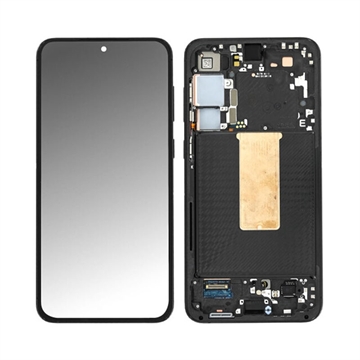 Estrutura para a Parte Frontal e Ecrã LCD GH82-30480A para Samsung Galaxy S23 5G - Preto