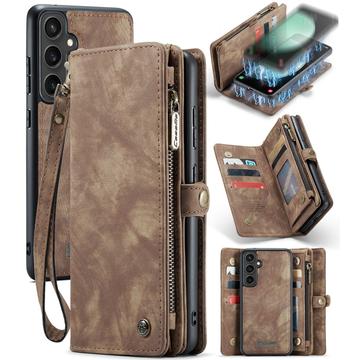 Bolsa Tipo Carteira Caseme C30 Multifuncional para Samsung Galaxy S23 FE - Castanho